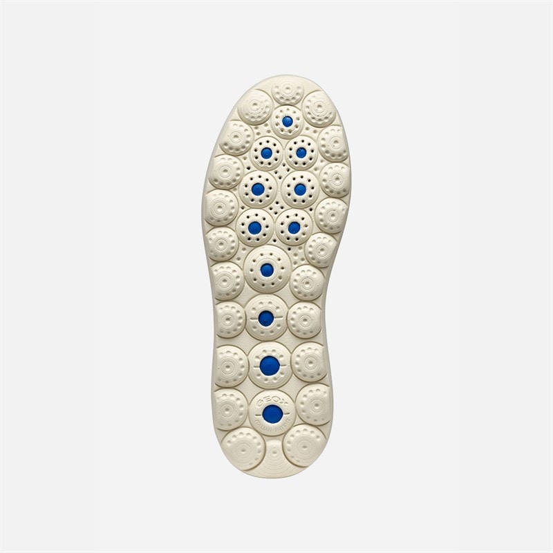 GEOX Dame Spherica EC4.1 Træningssko Hvid/Lyseblå Hvid/Lt Blue - Billede 5