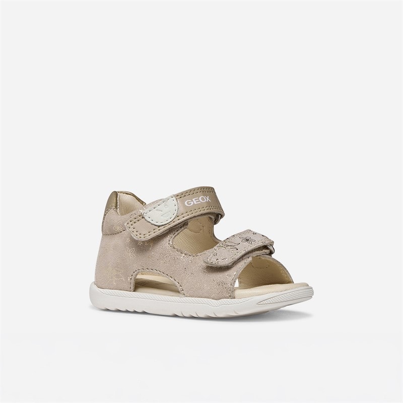 GEOX Babytøs Macchia Sandaler Beige/Platinum - Billede 3