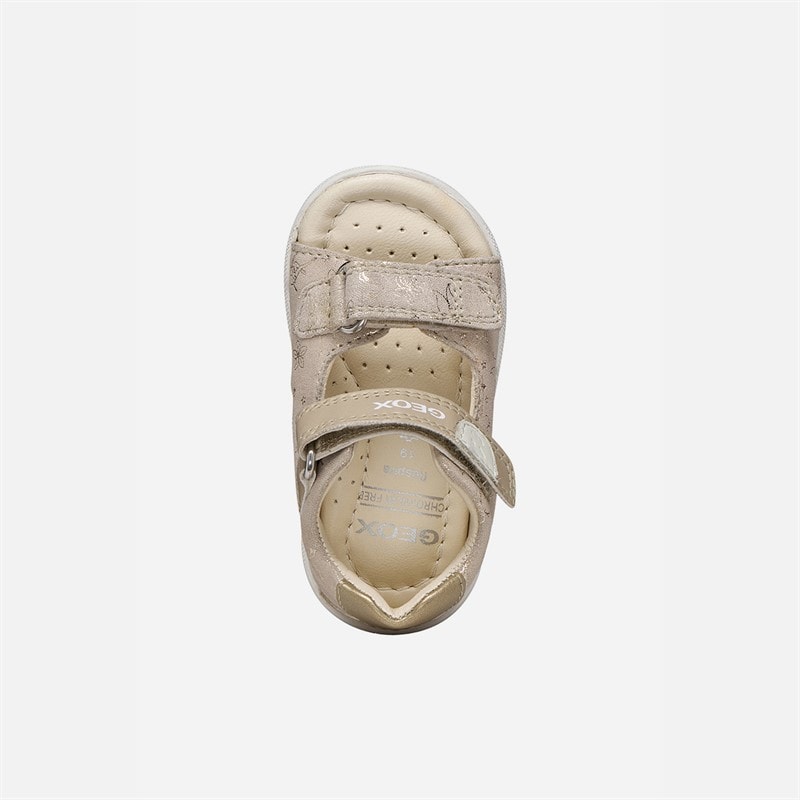 GEOX Babytøs Macchia Sandaler Beige/Platinum - Billede 4