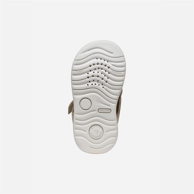 GEOX Babytøs Macchia Sandaler Beige/Platinum - Billede 5