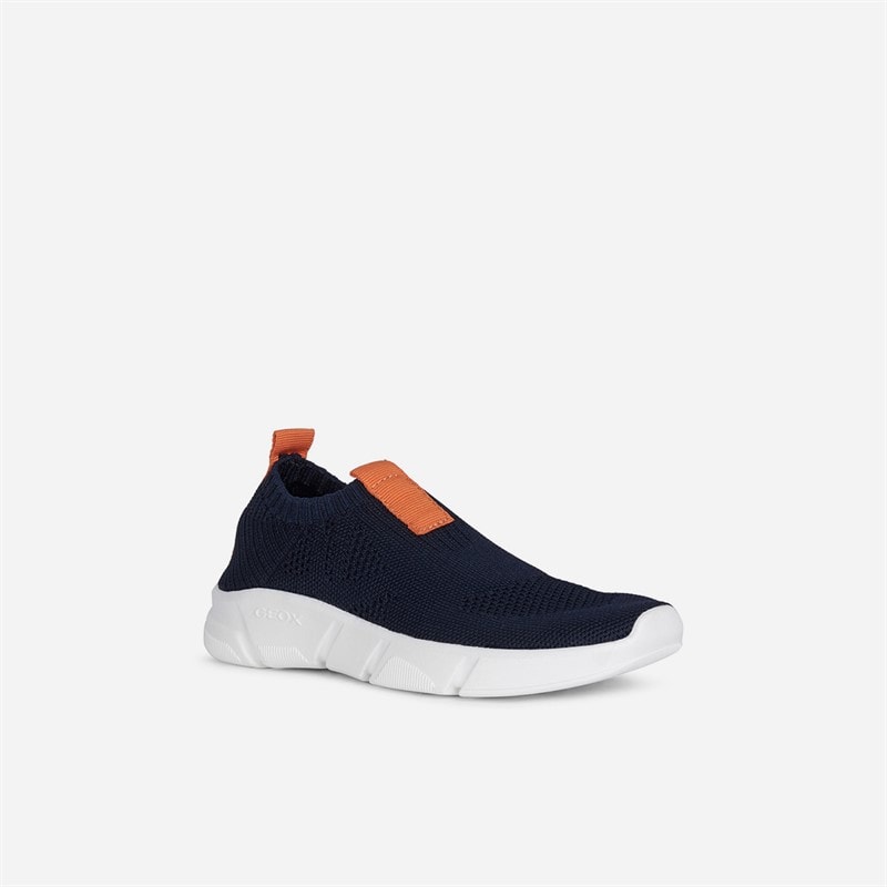 GEOX Junior Drenge Aril træningssko Navy/Orange - Billede 2