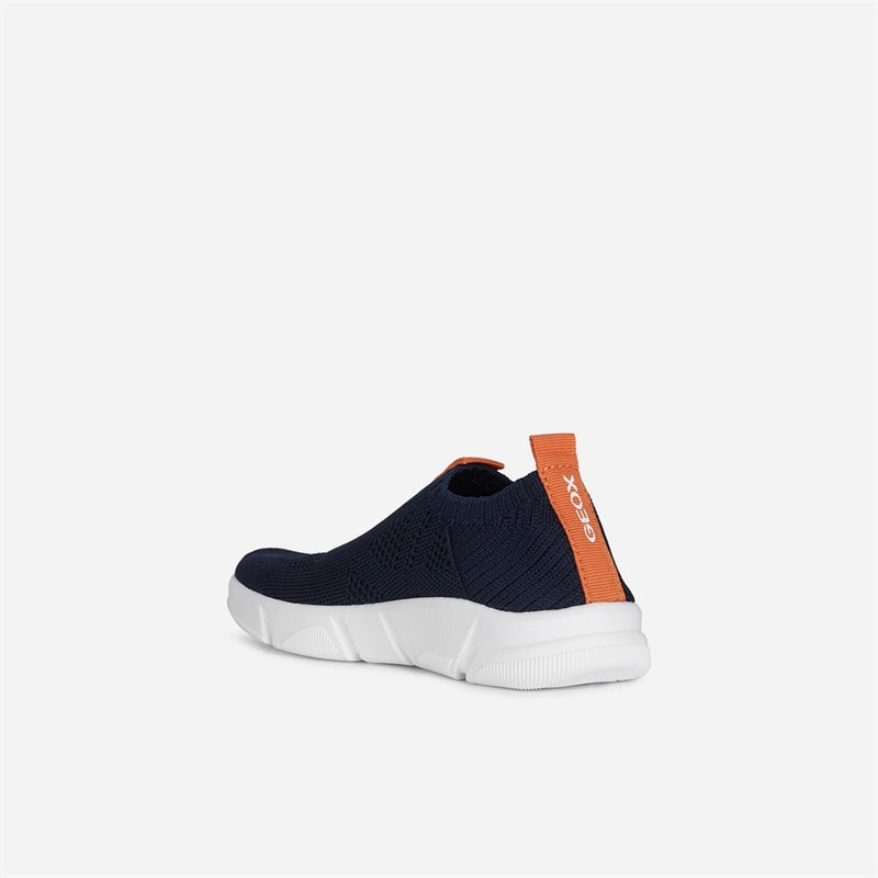 GEOX Junior Drenge Aril træningssko Navy/Orange - Billede 3