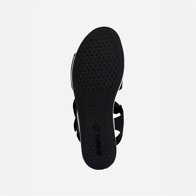 GEOX Dame Vega Sandaler Sort - Billede 5