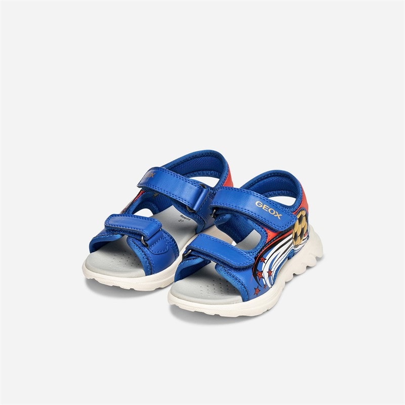 GEOX spædBørn Drenge Airadyum sandaler Royal/Rød - Billede 2