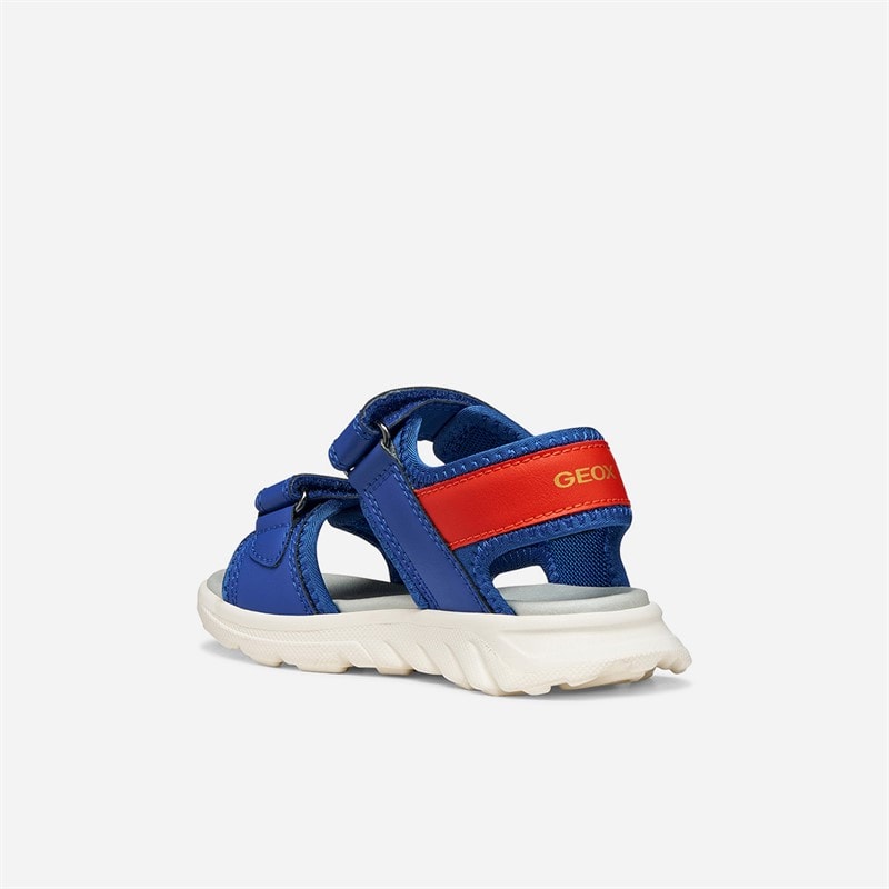 GEOX spædBørn Drenge Airadyum sandaler Royal/Rød - Billede 3