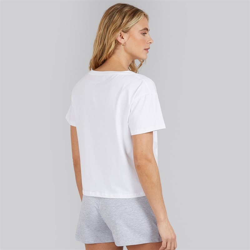 G-STAR Dame pyjamas sæt Bright White/Light Grey Marl - Billede 2