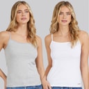 G-STAR Dame to pak vest Bright White/Light Grey Marl