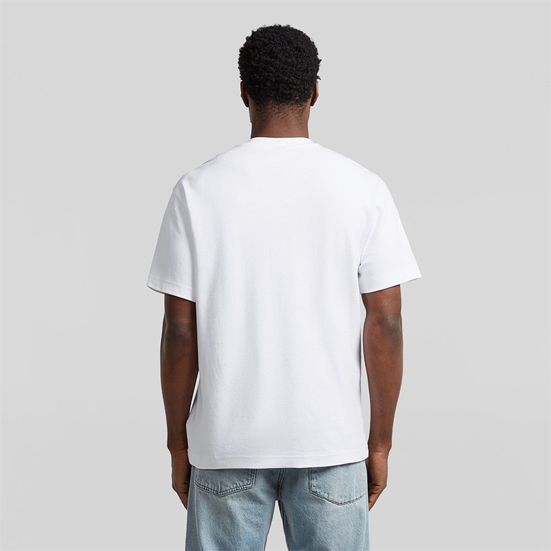 G-STAR Herre Bryst Logo T-shirt Hvid - Billede 2