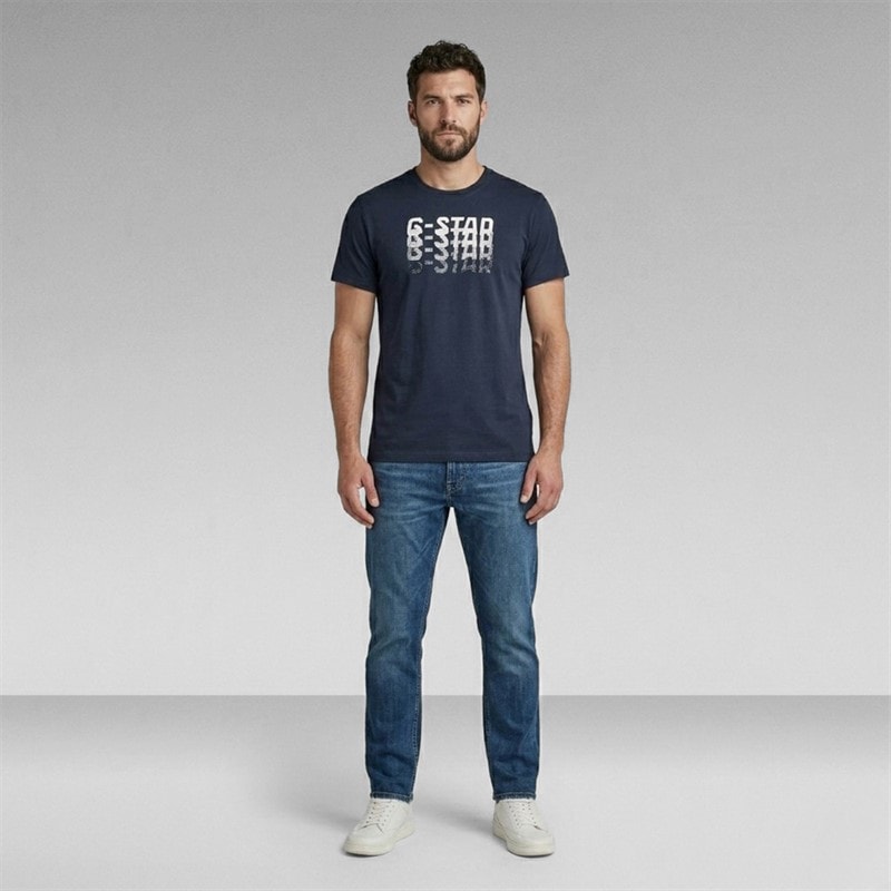 G-STAR Herre Falmet T-shirt Sort - Billede 2