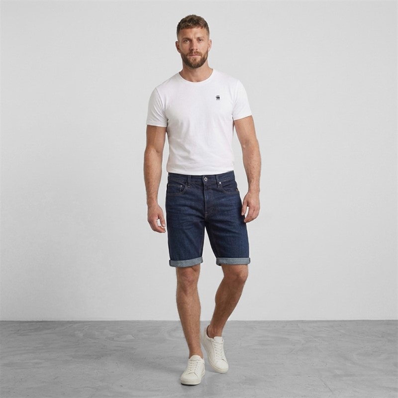 G-STAR Herre 3301 Slim Shorts Blå - Billede 3