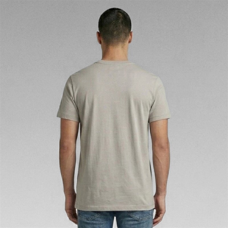 G-STAR Herre Bryst Logo T-shirt Grå - Billede 2