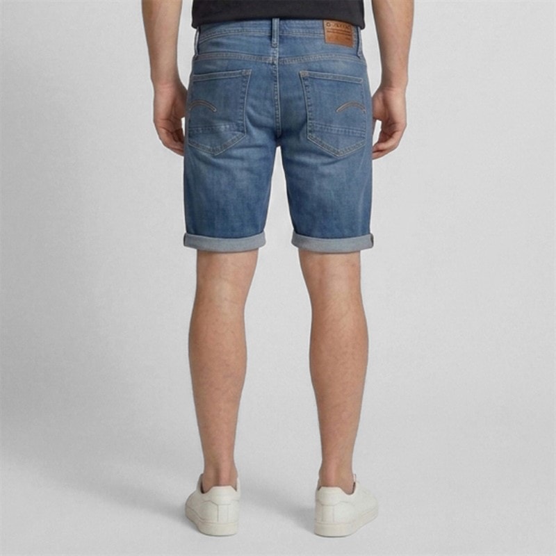 G-STAR Herre 3301 Slim Shorts Blå - Billede 2