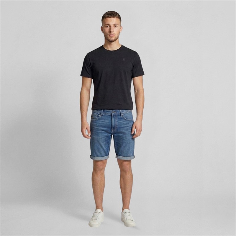 G-STAR Herre 3301 Slim Shorts Blå - Billede 3