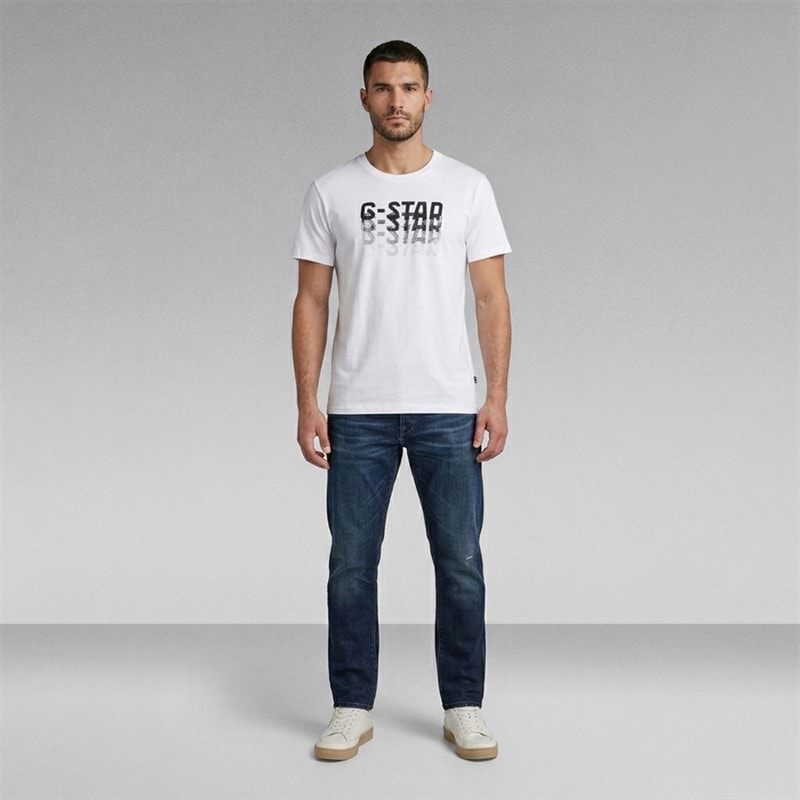 G-STAR Herre Falmet T-shirt Hvid - Billede 2
