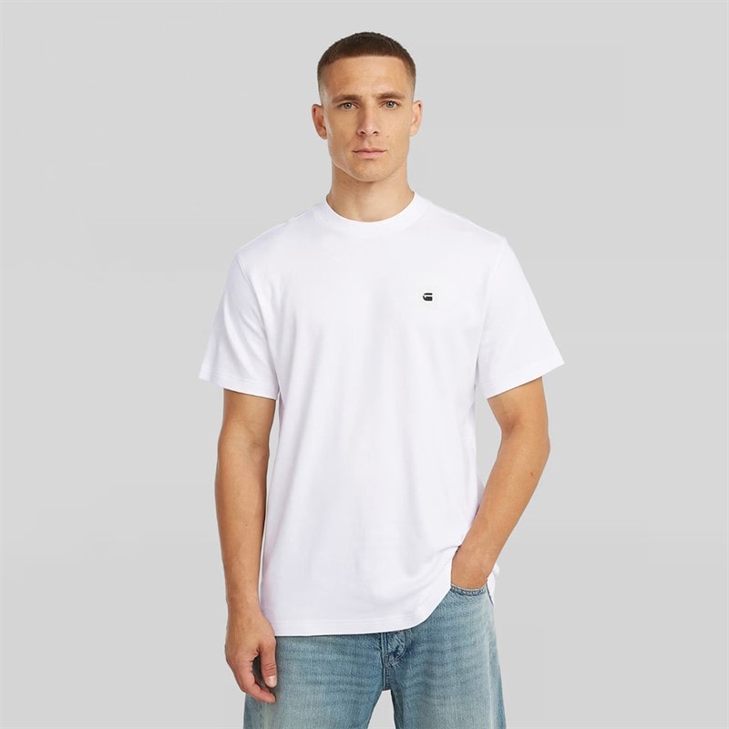 G-STAR Herre Boxy T-shirt Hvid