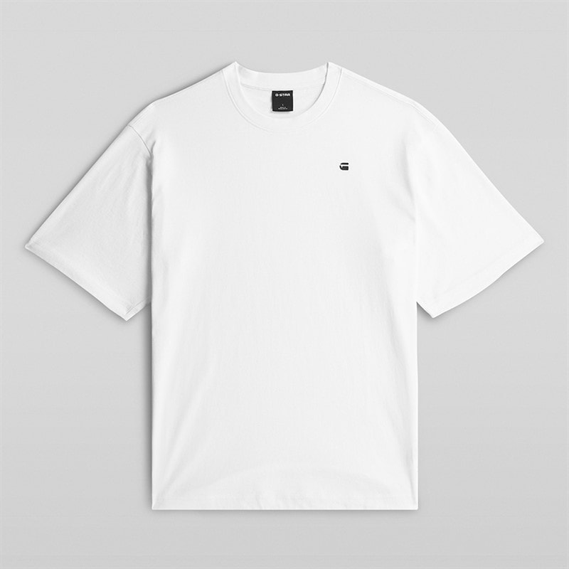 G-STAR Herre Boxy T-shirt Hvid - Billede 2