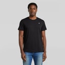 G-STAR Herre Logo Slim T-shirt Mørk Sort Dk Black