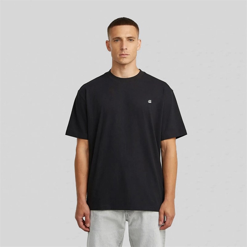 G-STAR Herre Boxy T-shirt Mørk Sort Dk Black