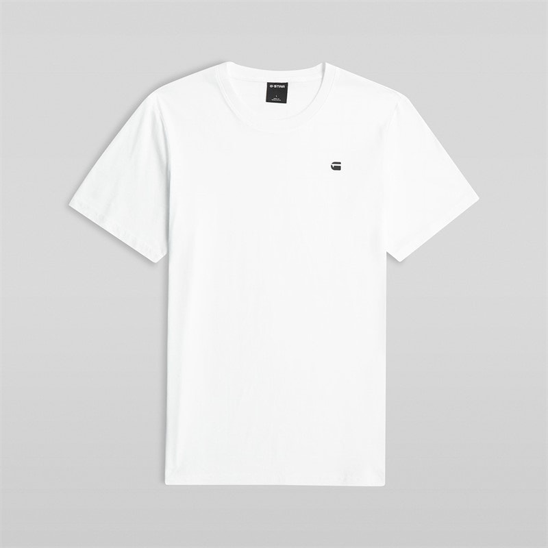 G-STAR Herre Logo Slim T-shirt Hvid - Billede 2