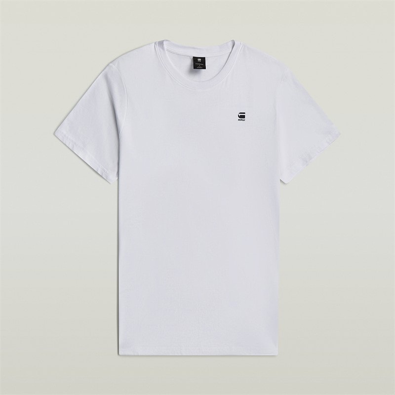 G-STAR Herre Slim T Shirt Hvid - Billede 2