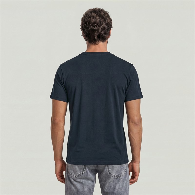 G-STAR Herre Slim T Shirt Mørkeblå - Billede 2
