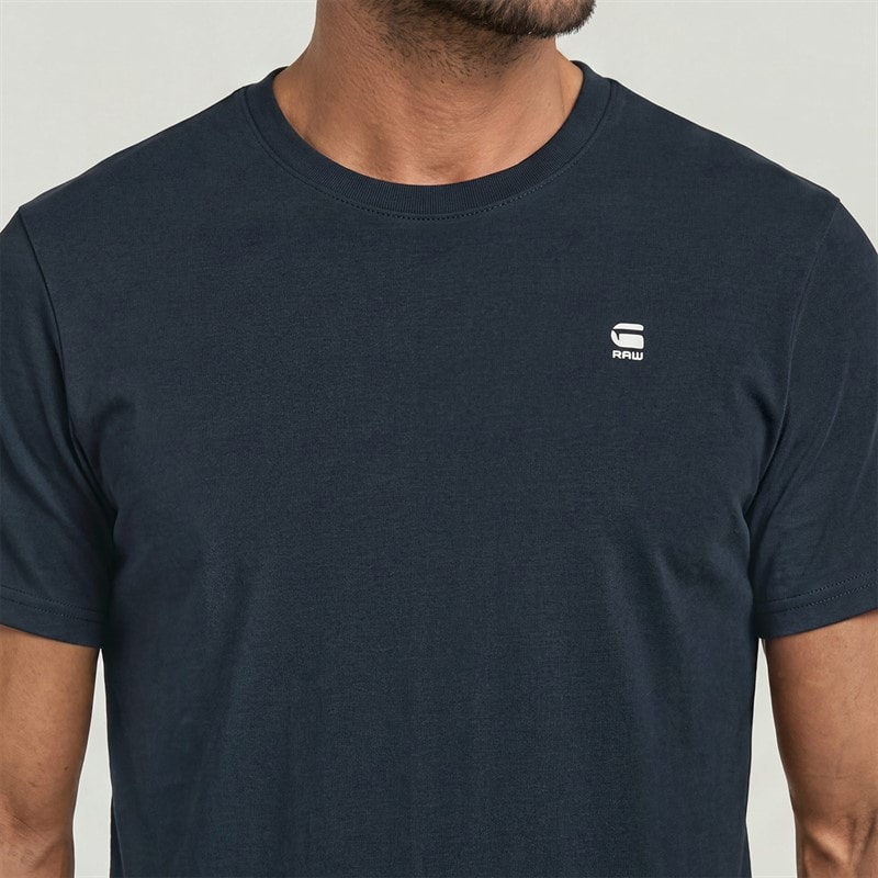 G-STAR Herre Slim T Shirt Mørkeblå - Billede 3