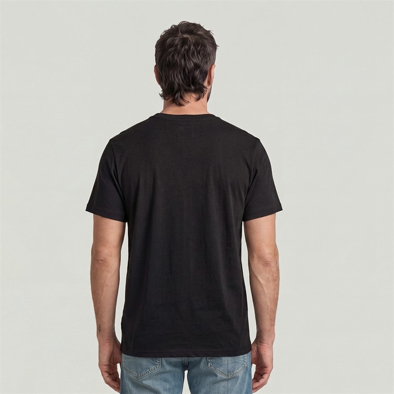 G-STAR Herre Logo Slim T Shirt Sort - Billede 2