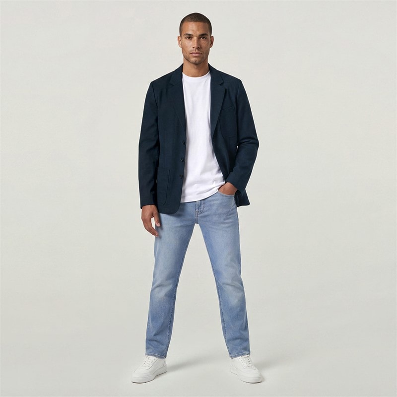 G-STAR Herre 3301 Straight Leg Jeans Mellemblå - Billede 5