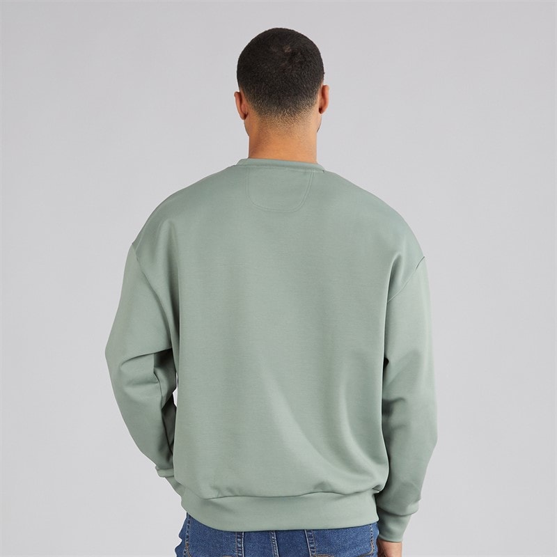 Hugo Boss Herre Stenson Sweatshirt Grøn - Billede 2