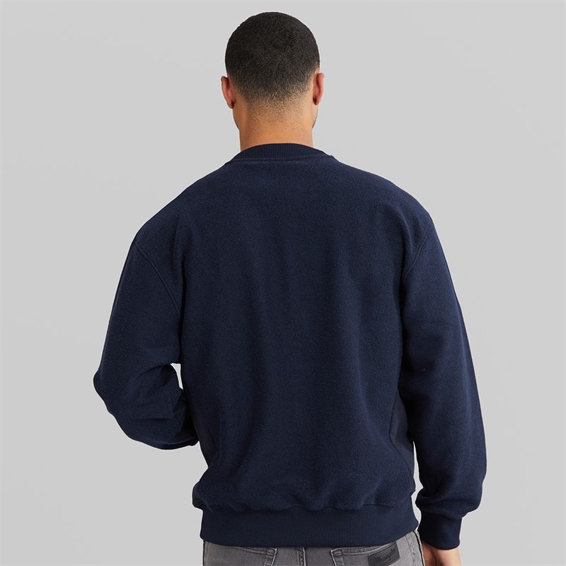 Hugo Boss Herre We Winterbrush Sweatshirt Dark Blue - Billede 2