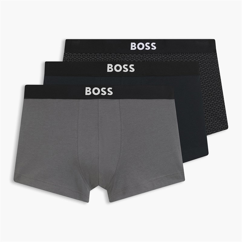Hugo Boss Herre Boss One Tre Pak Trusser Open Grey