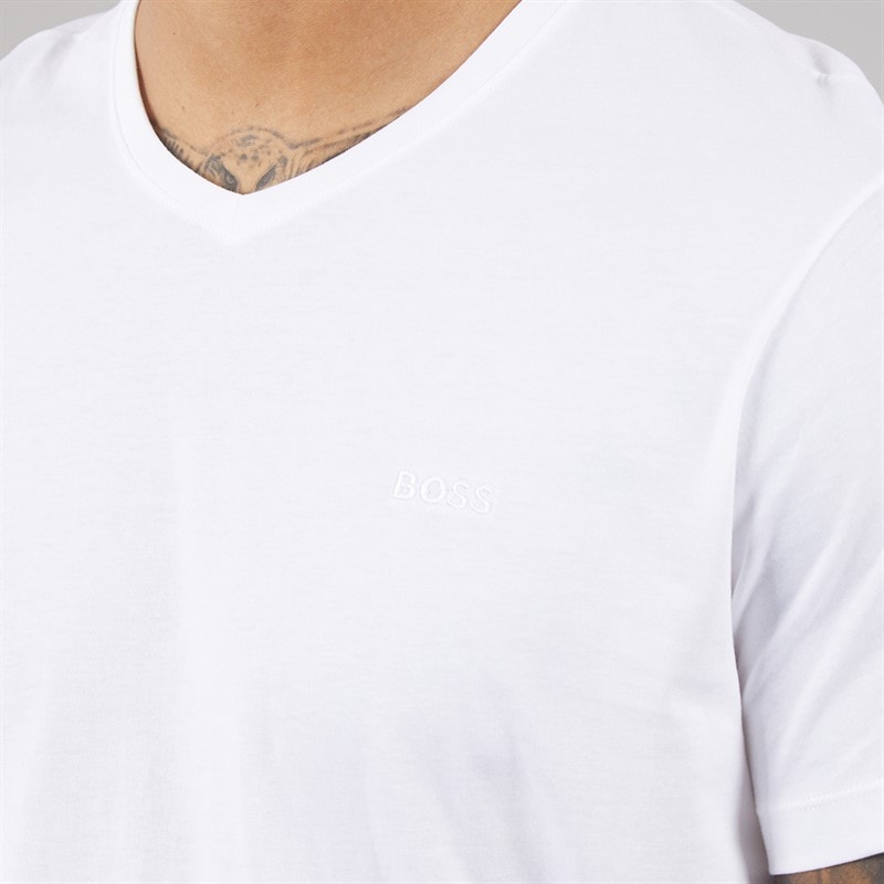 Hugo Boss Herre Pizza T-shirt Hvid - Billede 3
