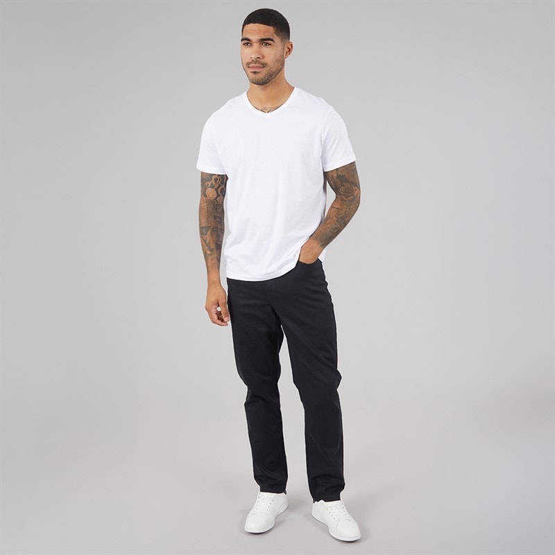 Hugo Boss Herre Komfort To Pak T Shirts Hvid - Billede 4
