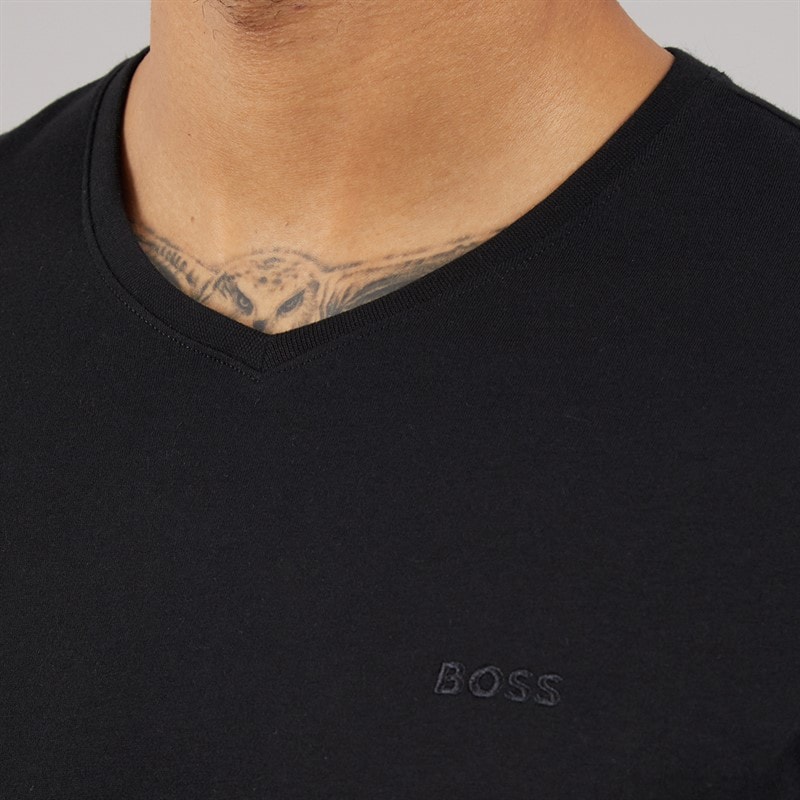 Hugo Boss Herre komfort to pak t-shirts Sort - Billede 3