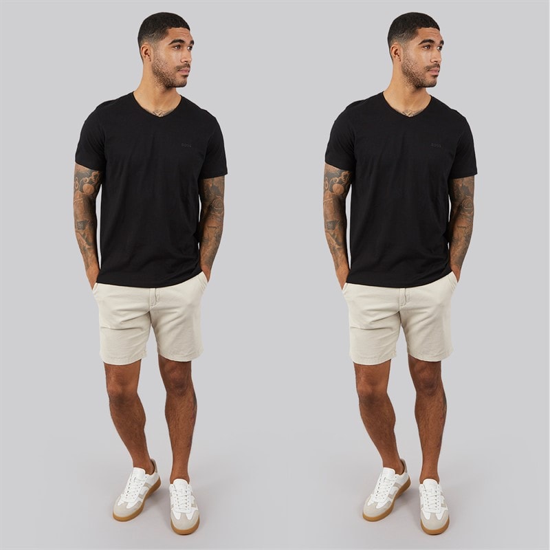 Hugo Boss Herre komfort to pak t-shirts Sort - Billede 4
