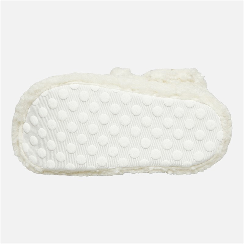 Hello Kitty Piger Hvide Borg Slippers Hvid/Rød - Billede 3