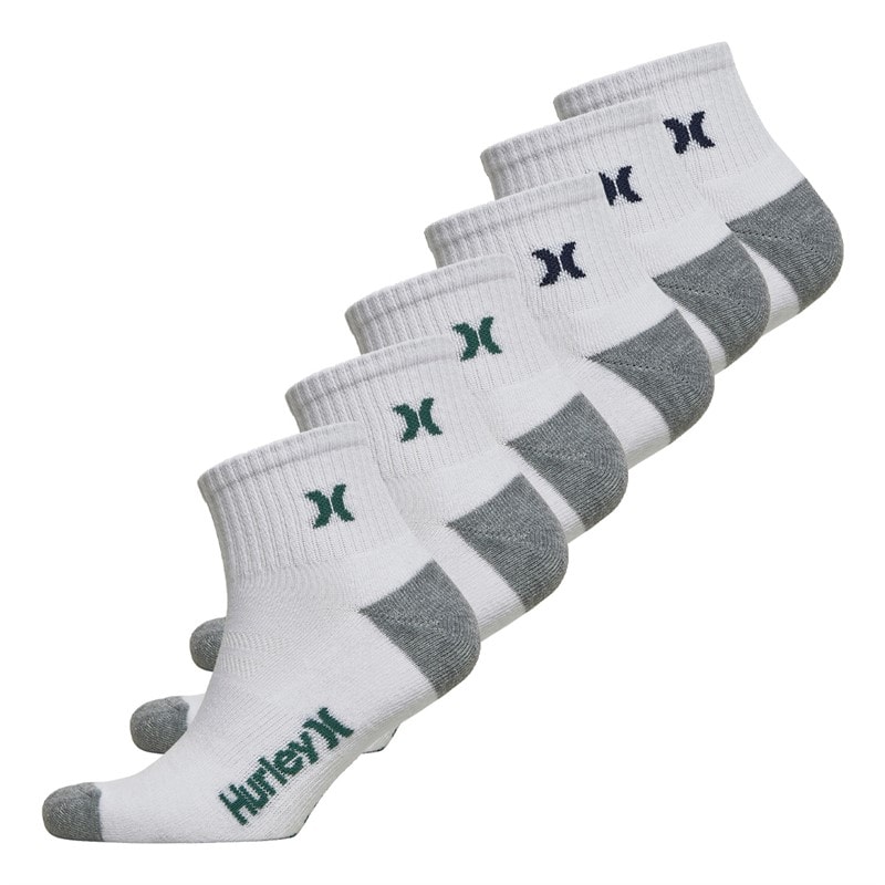 Hurley Herre 1/2 Terry Ankel sokker Hvid - Billede 1