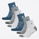 Hurley Herre 1/2 Terry Ankel sokker Metallisk