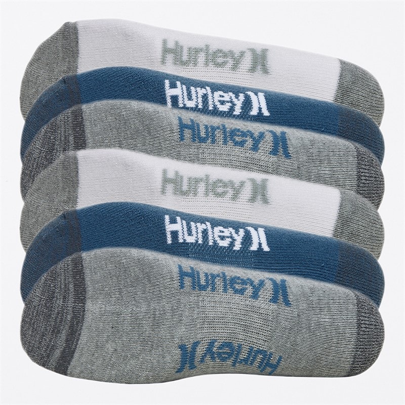 Hurley Herre 1/2 Terry Ankel sokker Metallisk - Billede 2
