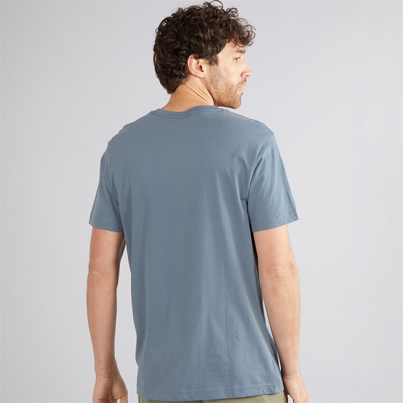 Hurley Herre O&O Grafik T-shirt Blå/Brun - Billede 2