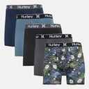 Hurley Herre Regrind Fem Pak Undertruser Sort / Blå