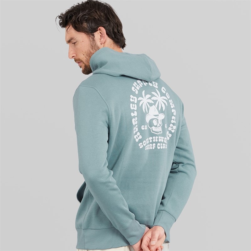 Hurley Herre South West Surf Hoodie Grå/Blå