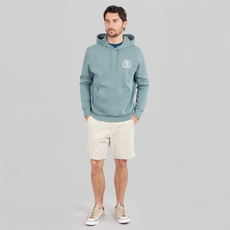 Hurley Herre South West Surf Hoodie Grå/Blå - Billede 4
