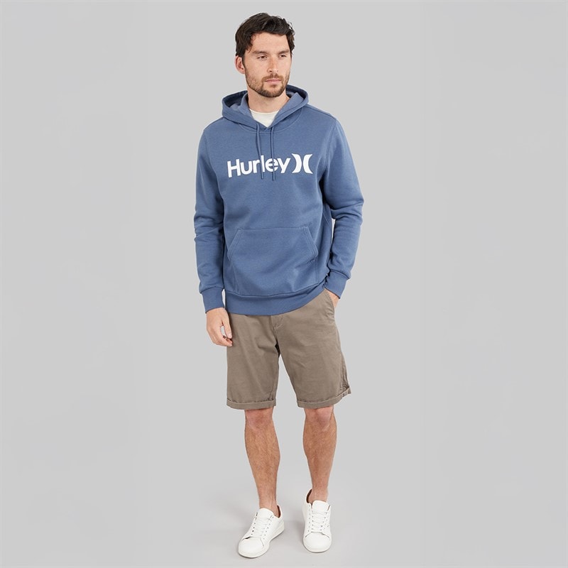 Hurley Herre O&O Pullover Hættetrøje Dark Blue - Billede 3