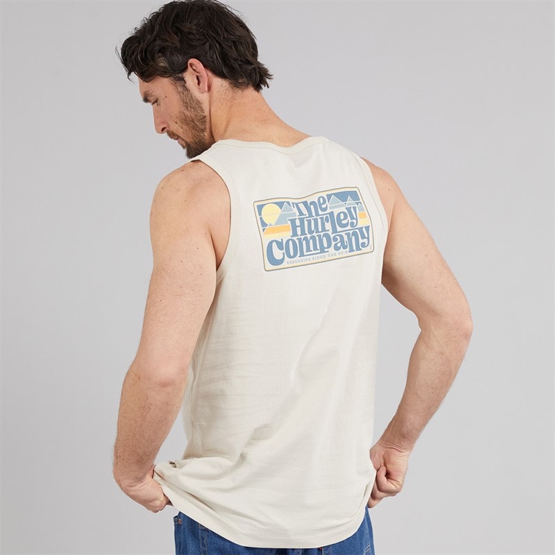 Hurley Herre 90'er Grafisk Vest Ivory