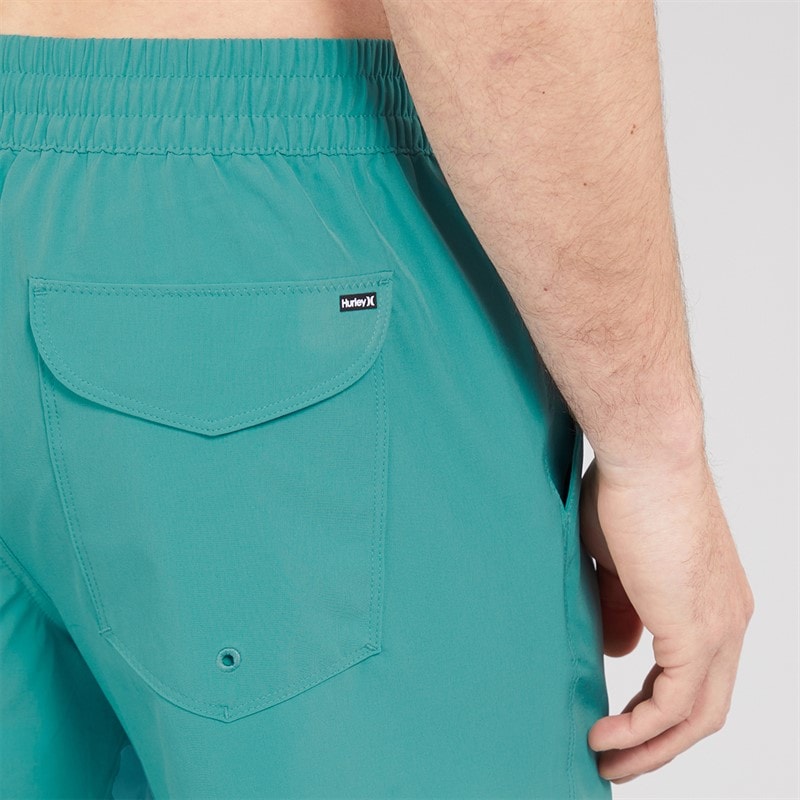 Hurley Herre Ensfarvede Volley Svømme Shorts Vapor Green - Billede 3