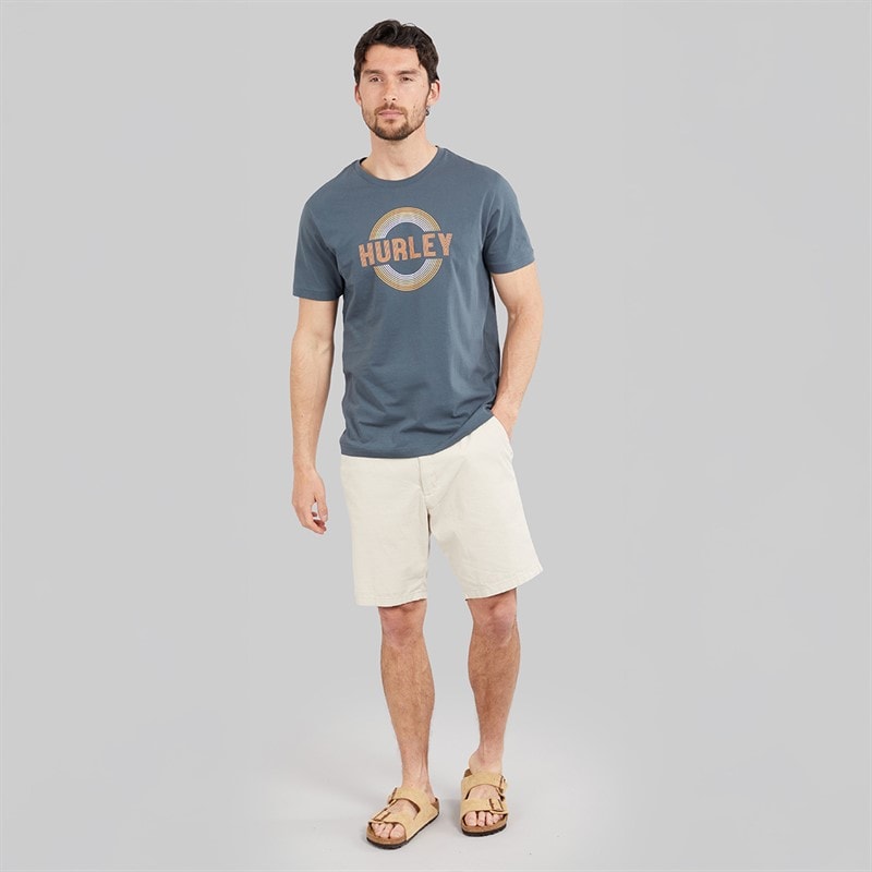 Hurley Herre Trance Grafisk T-shirt Dark Obsidian - Billede 3