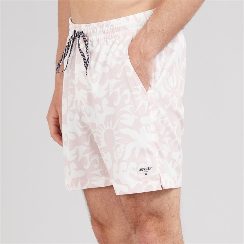 Hurley Herre Solrige Strand Volley Svømme Shorts Dark Beige