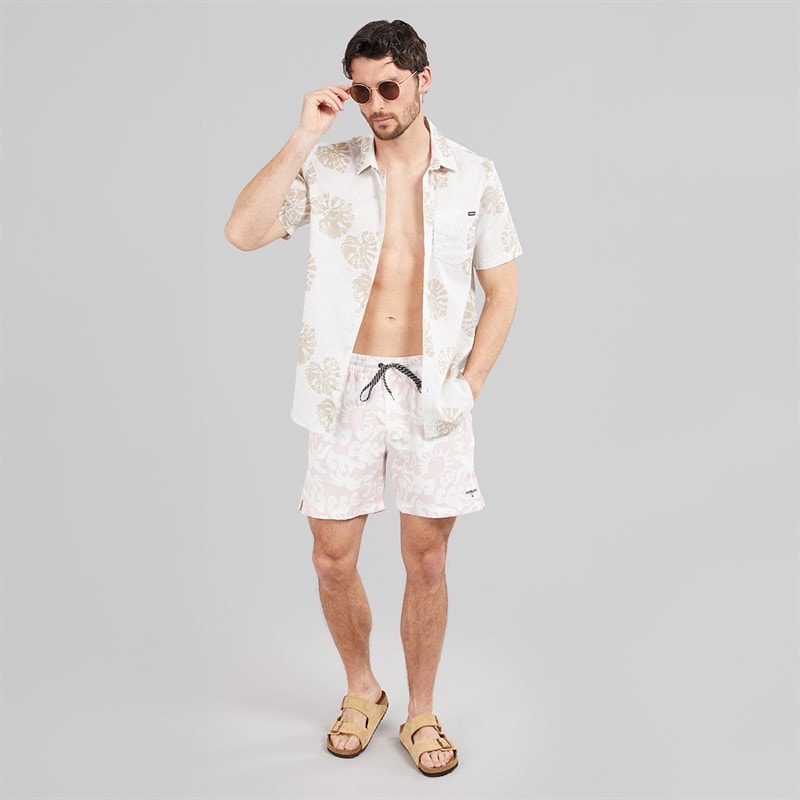 Hurley Herre Solrige Strand Volley Svømme Shorts Dark Beige - Billede 4