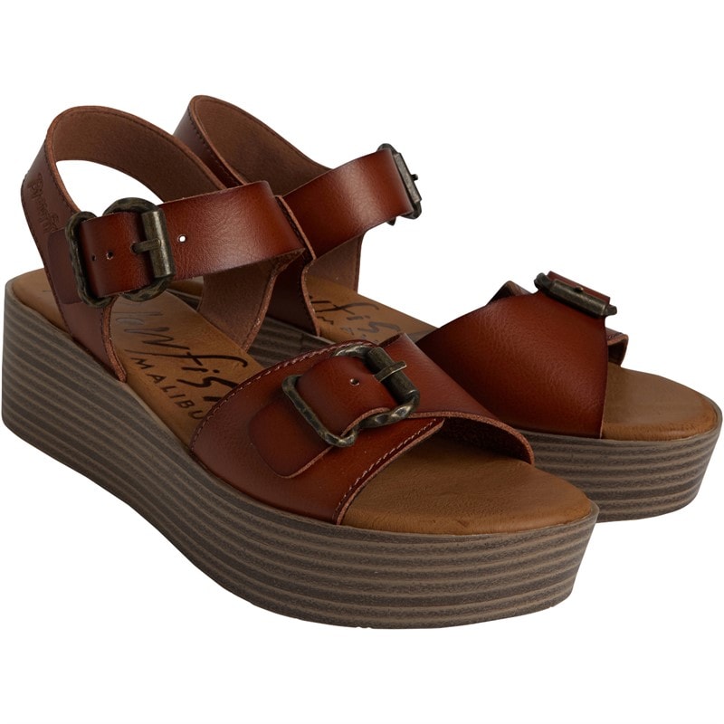 Blowfish Dame Leeds Platform Sandaler Brun - Billede 1